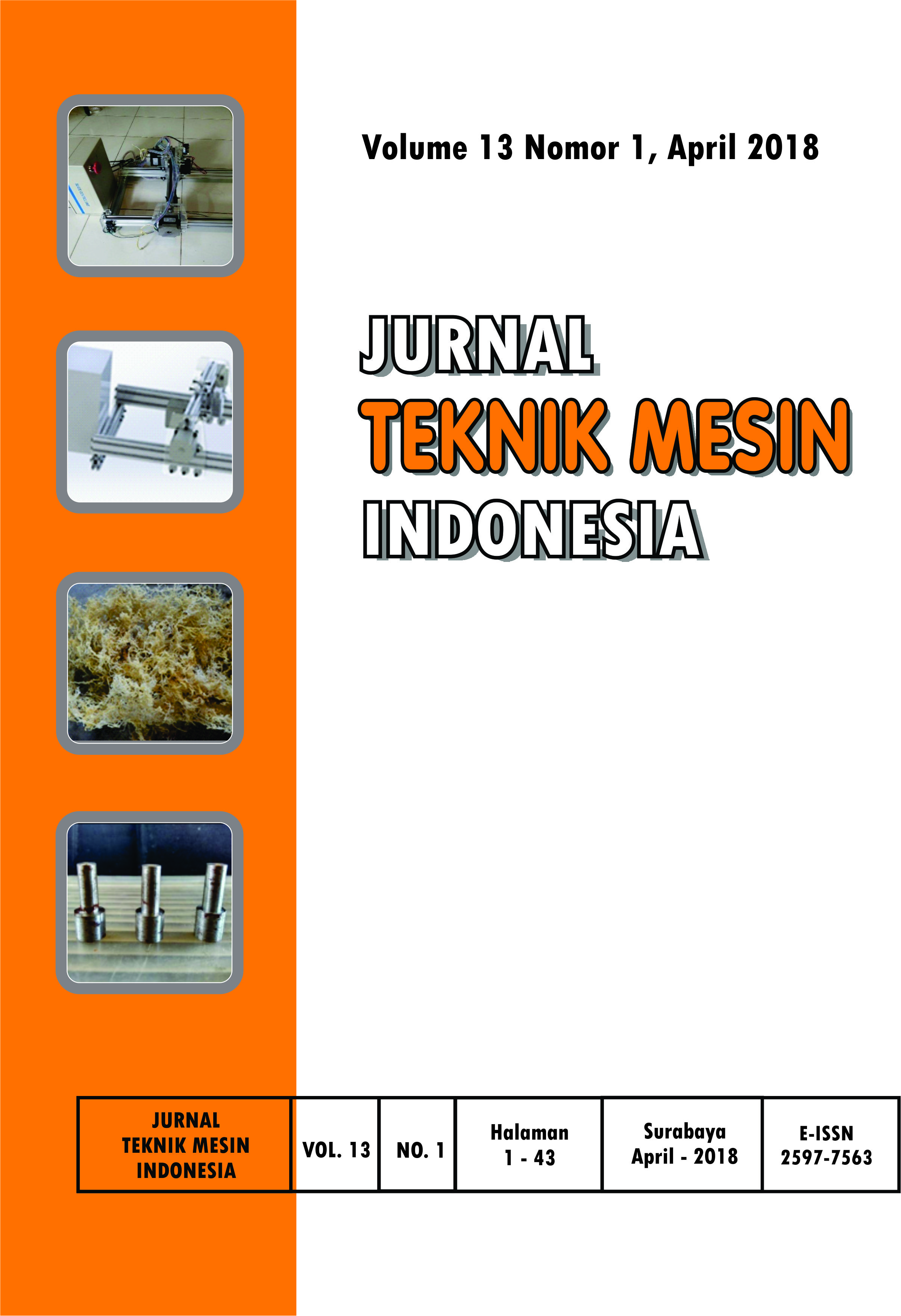 Jurnal Teknik Mesin Indonesia (JTMI) Edisi April 2018