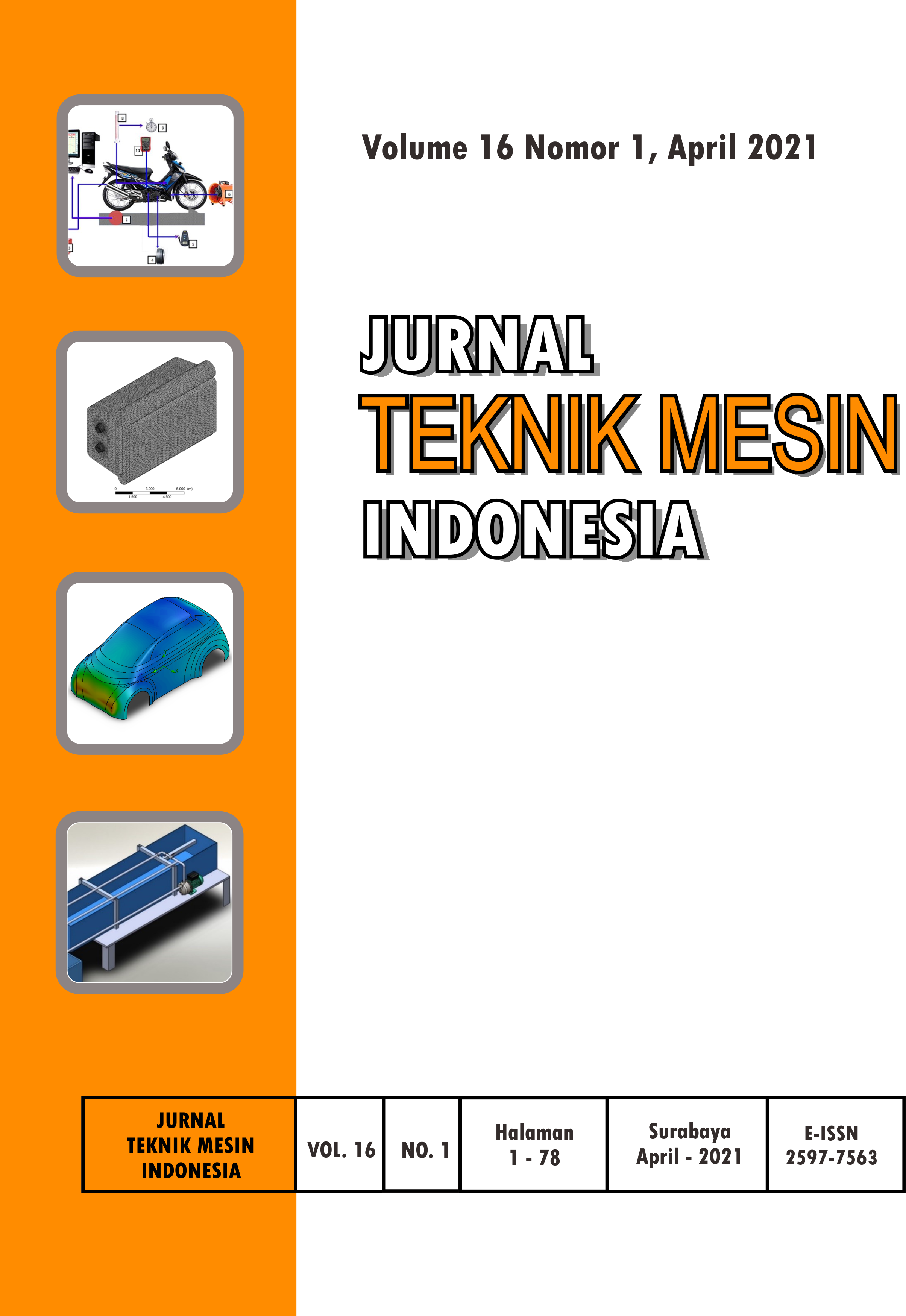 					View Vol. 16 No. 1 (2021): Jurnal Teknik Mesin Indonesia
				
